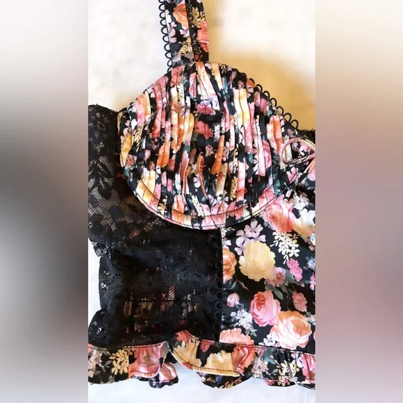 For Love & Lemons Black Gardenia Bustier - Picture 8 of 11